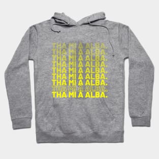 I am from Scotland Tha mi à Alba Scottish Gaelic Yellow Hoodie